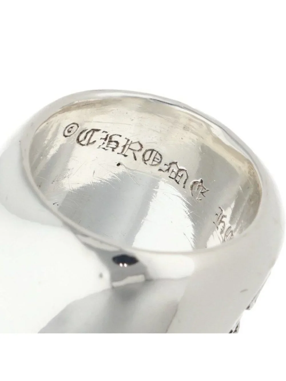 Chrome Hearts Clssc Oval Star Classic Silver Ring